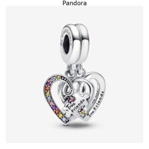 Pandora Puzzle Piece Spilttable Necklace Set